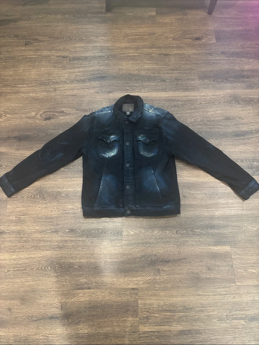True Religion distressed, jean jacket 2/2